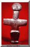 3000bc stone phalic cross statue from Cyprus.