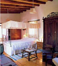 A four poster bed makes a romantic interlude that little bit extra special.