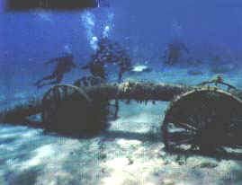 Underwater divers zenobia wreck cyprus