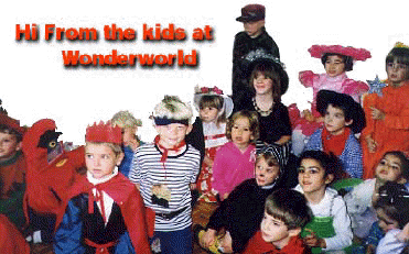 Wonderworld nursery school and kindergarten pupils dress up.