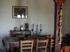 Each apartment at Vouni Lodge has it's own dining area. - click to enlarge.