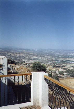 more view from the veranda pissouri villa in cyprus.jpg (24906 bytes)