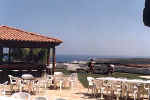 Riding with a view of Cape Grekko and the national park area in Cyprus