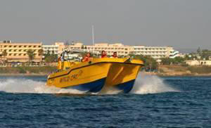 Wildcat is available for group and private charters around the coats of Paphos and Pissouri